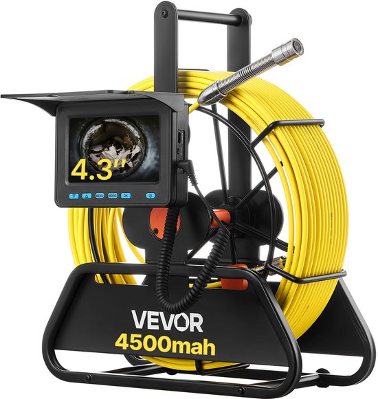 Industriële endoscoop 5 inch scherm IP67 waterdichte handeld inspectiecamera voor onderhoud (2 m/6,56 ft