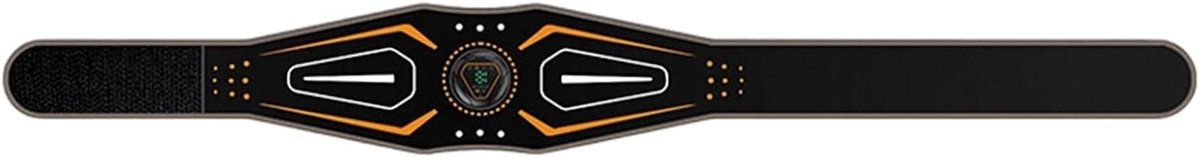 Buikspieren Trainer - Spierstimulator Fitnessapparaat - Thuis Trainen - Digitaal Display - 118x14cm - Zwart