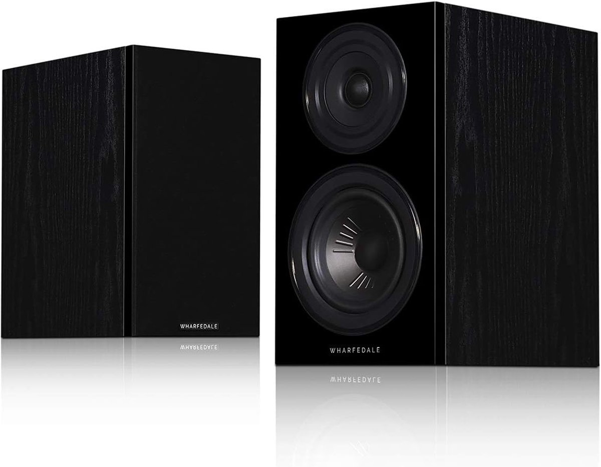 Passieve Boekenplank Luidsprekers - Hifi Geluid - Muziek Luisteren - Mica Propyleen Woofer - 10cm Woofer - Zwart