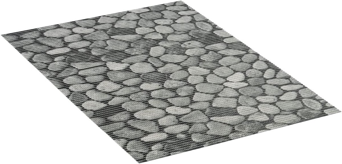 Schuimrubber Vloermat - Antislip Mat - Douche Keuken - Op Maat Te Snijden - 50 x 80 cm - Grijs