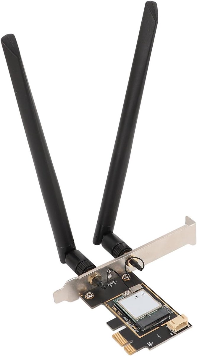 Draadloze Netwerkkaart - WiFi Adapter - Snelle Internetverbinding - Tri-Band 6G - PCIe
