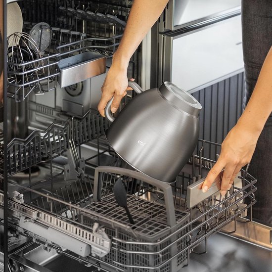 Keukenmachine - Mixer met kom - Bakken en mixen - Duurzame metalen aandrijving - 5.7 Liter kom - Zwart — afbeelding 4