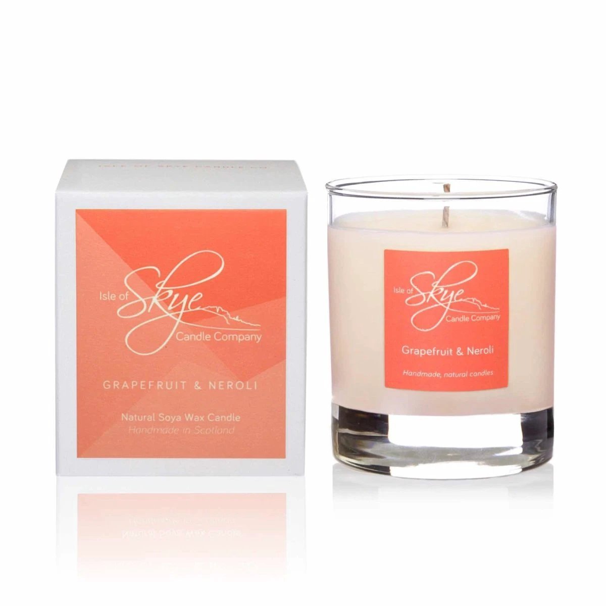Geurkaars Grapefruit & Neroli Small - 30 uur - Sojawas - Isle of Skye Candle