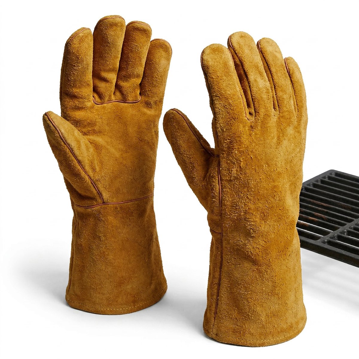 Cheqo® BBQ Handschoenen - Barbecue Handschoenen - Grill Handschoenen - Ovenhandschoenen - Hittebestendige Handschoenen - Hitte Handschoenen - BBQ Ovenhandschoenen - Barbecue Ovenhandschoenen