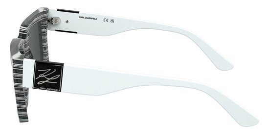 Karl Lagerfeld KL6182S Striped black 51/20/140 UNISEX Zonnebrillen van Merkloos — afbeelding 2