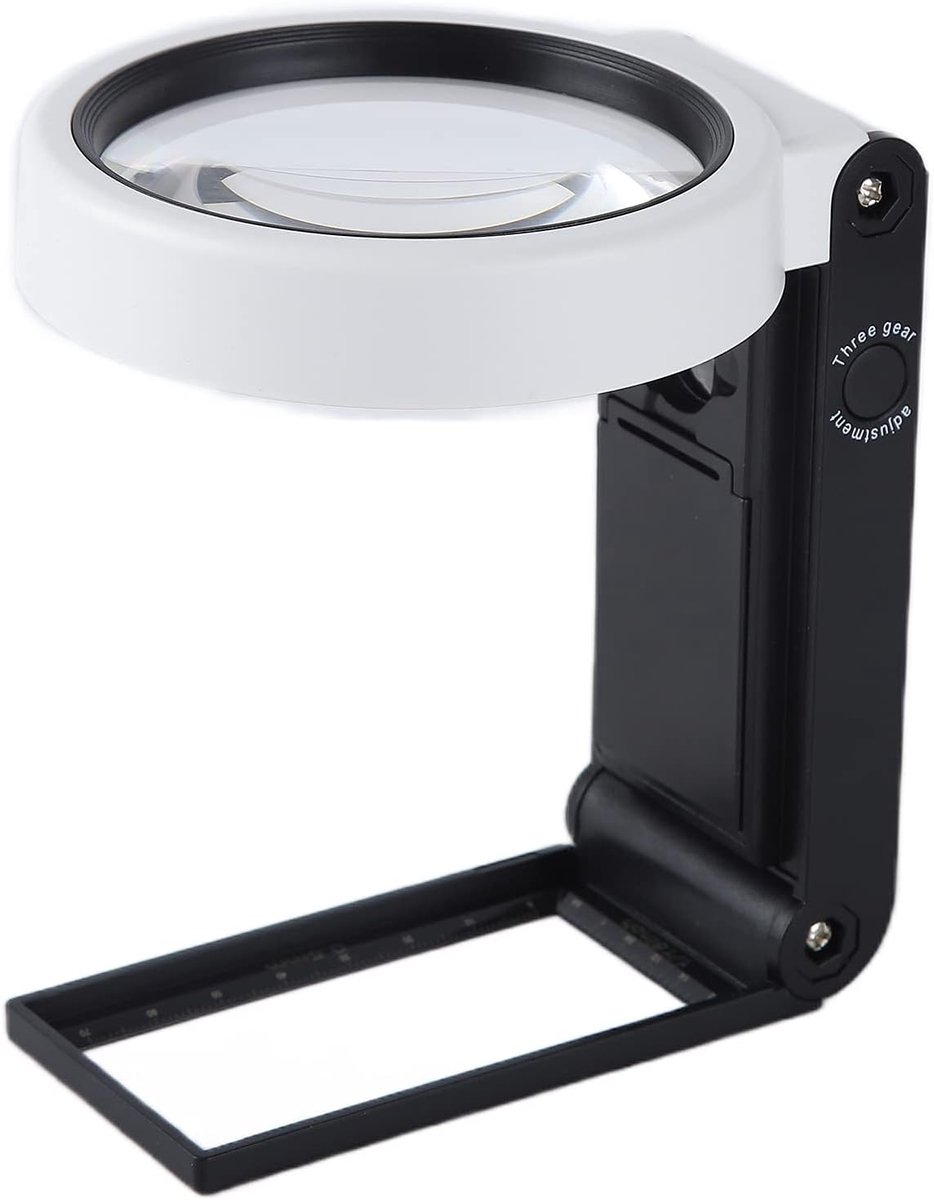 Vergrootglas met Licht - Verlichte Loep - Gedetailleerd Werk - Dubbele Lens Vergroting - 75mm Lens Diameter