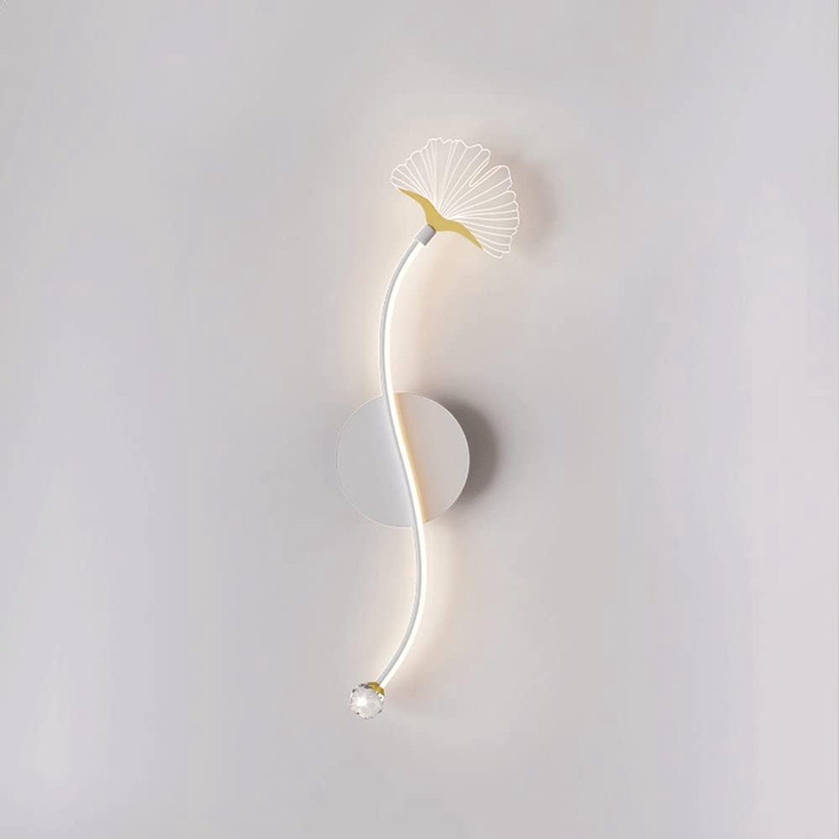 Moderne Wandlamp - Woonkamer Verlichting - Leeslicht - Driekleurige Modus - 16cm x 46cm - Wit