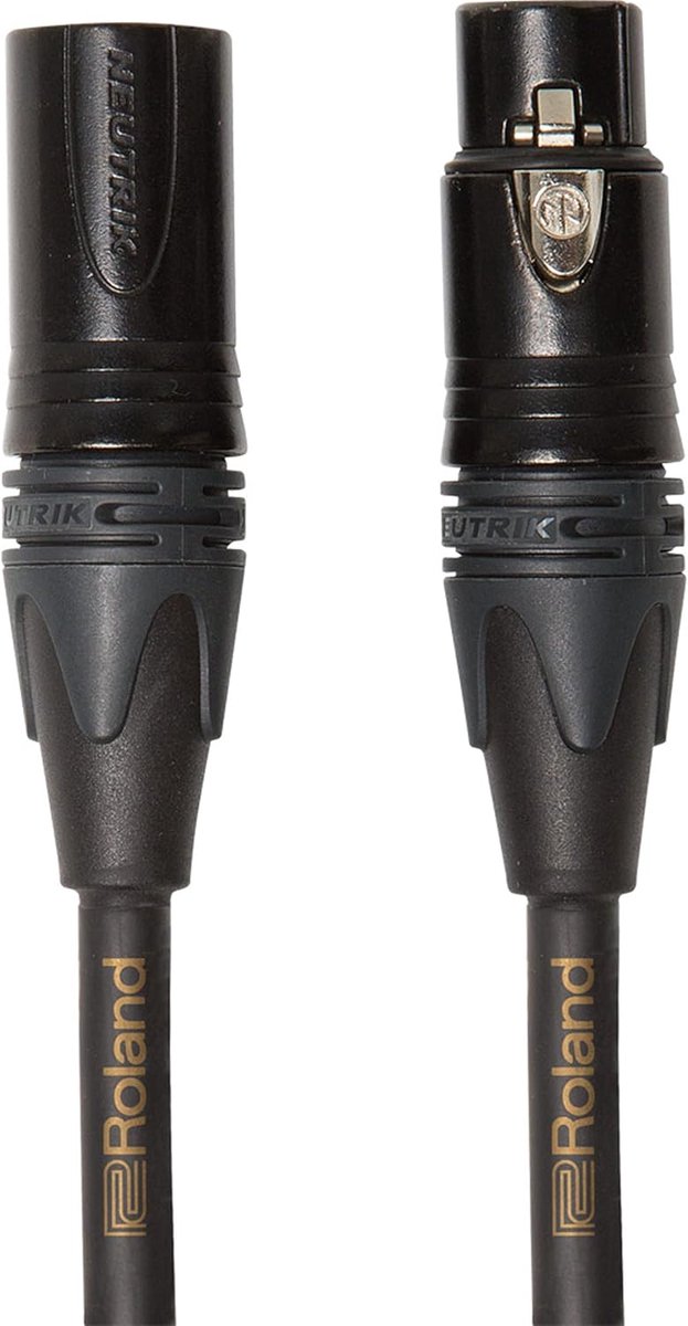 Microfoonkabel - XLR Kabel - Muziek Opnemen - Duurzaam Rubber Buitenlaag - 3 Meter - Zwart