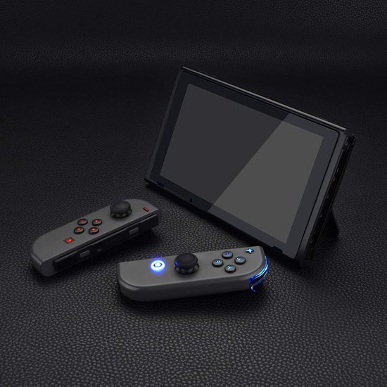 Verlichte Knoppen Set - Joycon Accessoires - Gaming Personaliseren - Meerdere Kleuren 9 Modi - 5x5x1.5 cm - Zwart — afbeelding 4