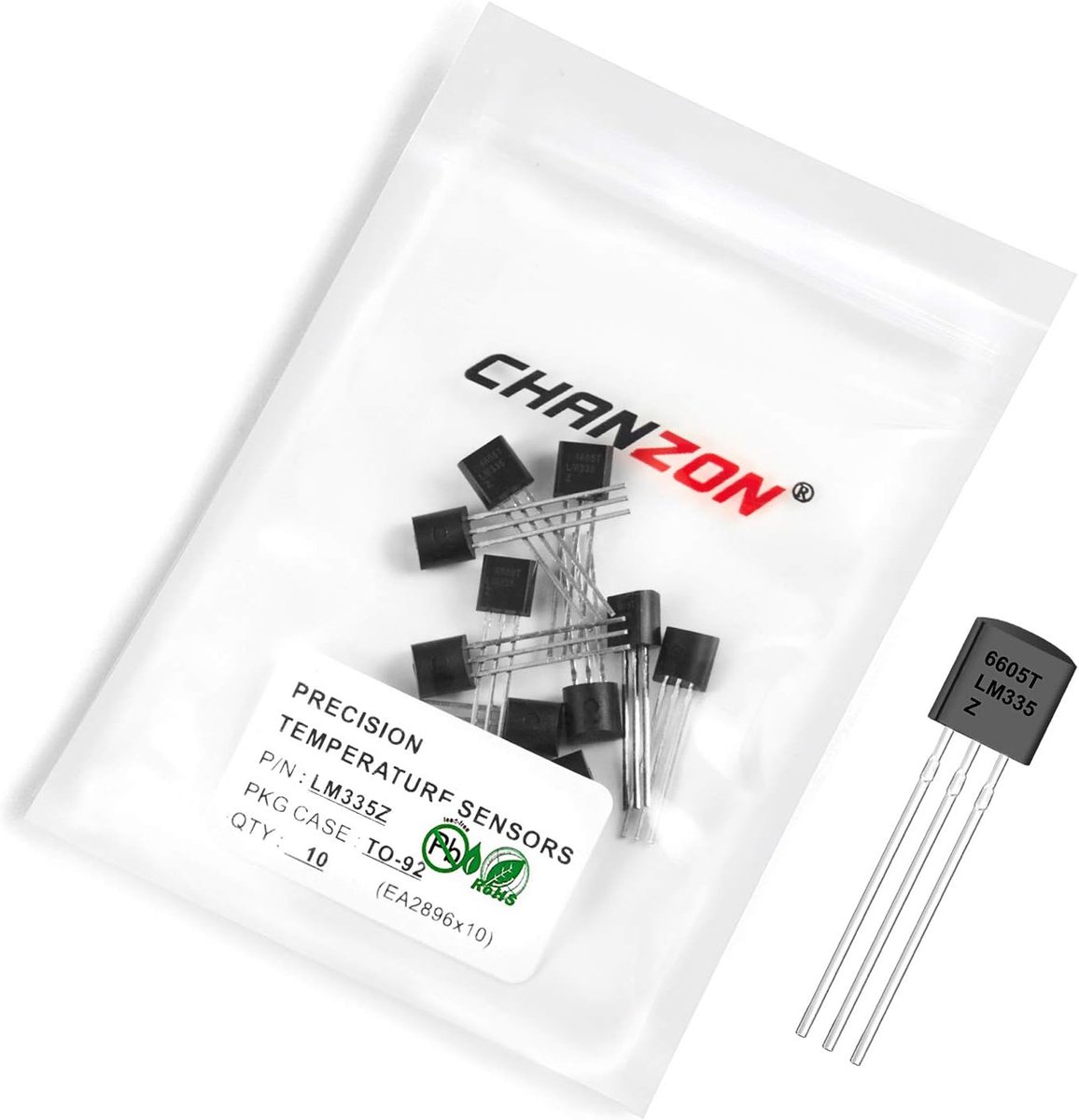 Temperatuursensor Transistors - Precisie Sensoren - Elektronica Projecten - Nauwkeurige Meting - TO-92 Pakket