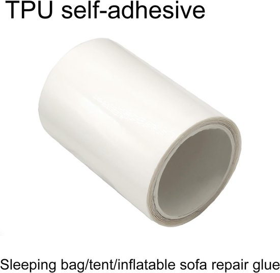 Reparatiepleister - Waterdicht Afdichtmiddel - Opblaasbaar Herstellen - Flexibel TPU Materiaal - 7 x 200 cm - Transparant van Merkloos — afbeelding 5