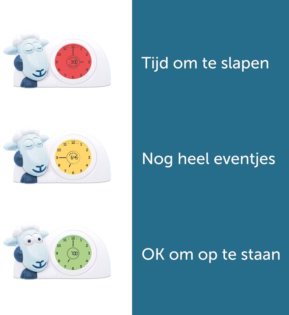 ZAZU - FIN het schaap Nachtlampje en nachtlampje - Vriendje Ideaal om 's avonds te lezen (Grijs