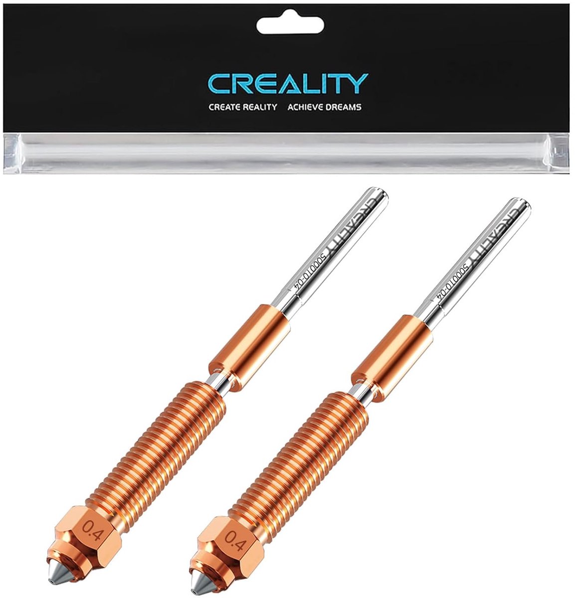 3D Printer Mondstukken - Upgrade Kit - Snel Printen - Gehard Staal - 0.4 mm