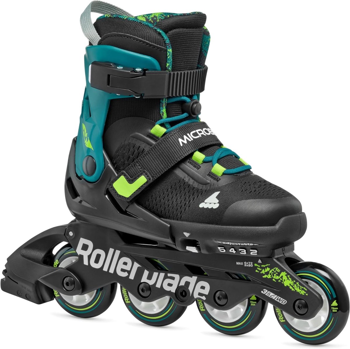Kinderskeelers - Verstelbare Skates - Buiten Sport - Eenvoudig Maat Verstelbaar - Maat 36.5-40.5 - Zwart