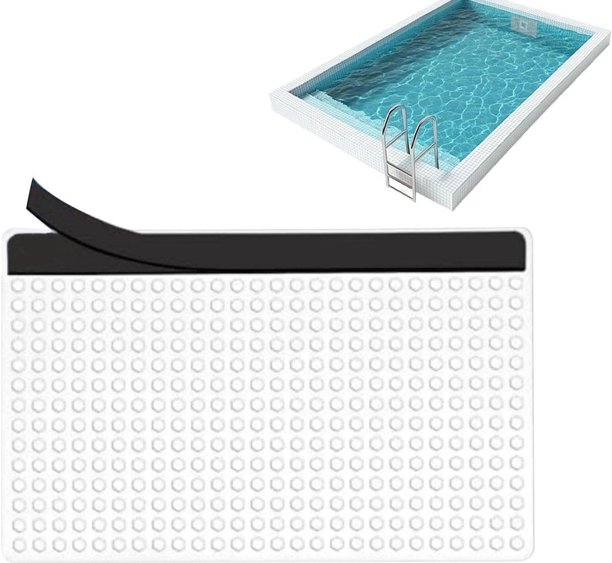 Zwembad Skimmer Screen - Bladvanger Net - Zwembad Onderhoud - Magnetische Bevestiging - 32 x 26 cm - Blauw