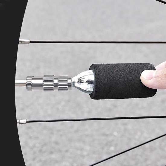 Fietspomp Adapterset - Ventiel Adapter - Banden Opblazen - Universele Compatibiliteit - Compact Formaat - Zilver — afbeelding 3