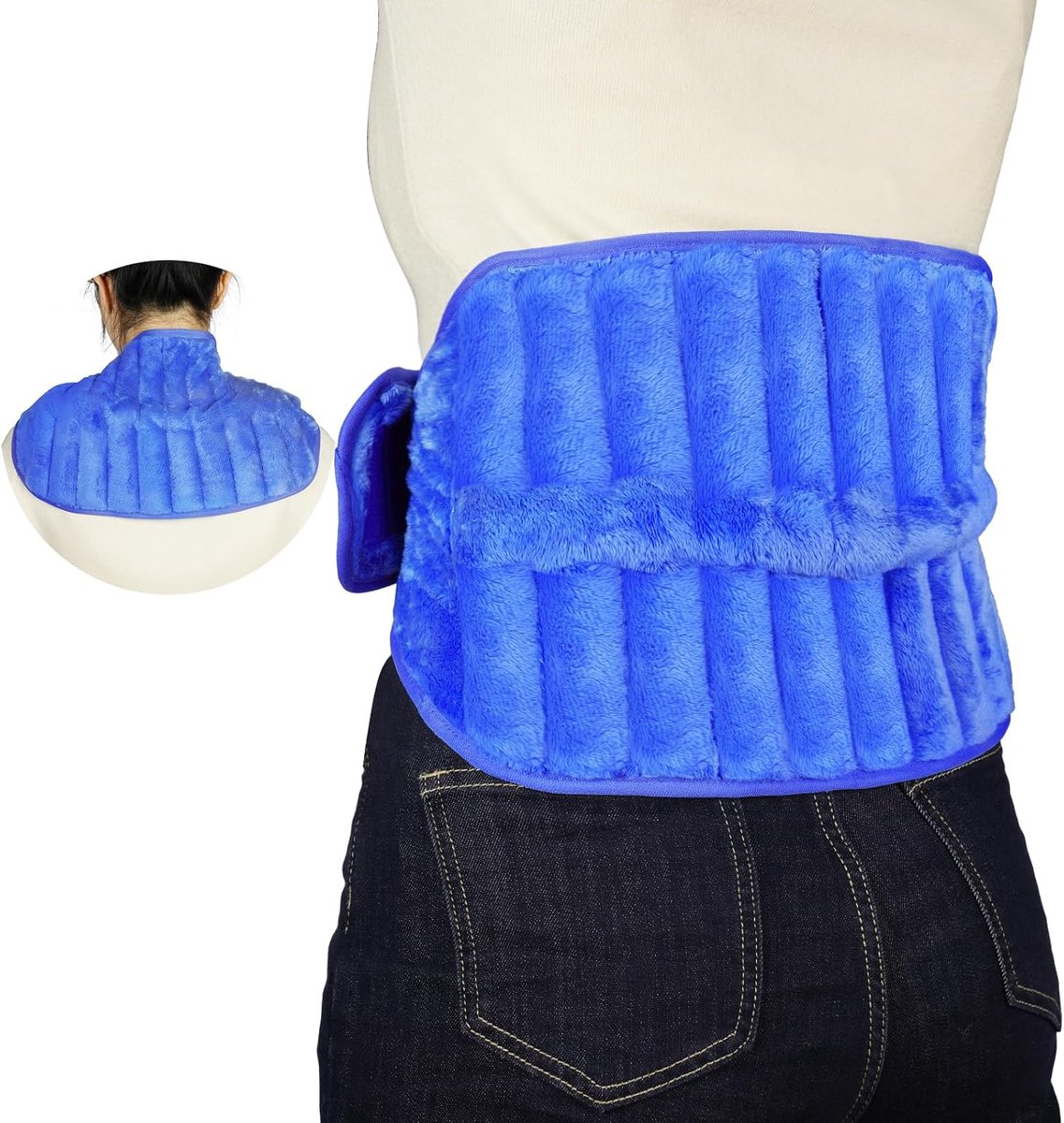 Verwarmingskussen - Warmtepakket - Spierontspanning - Volledige taille wrap - 25.5 x 115 cm