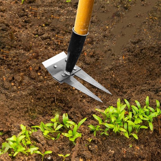 Onkruidverwijderaar Tuin - Gras Verwijderaar Hark - Gazon Onderhoud - Multifunctioneel Handgereedschap - Verschillende Maten van Merkloos	 — afbeelding 3