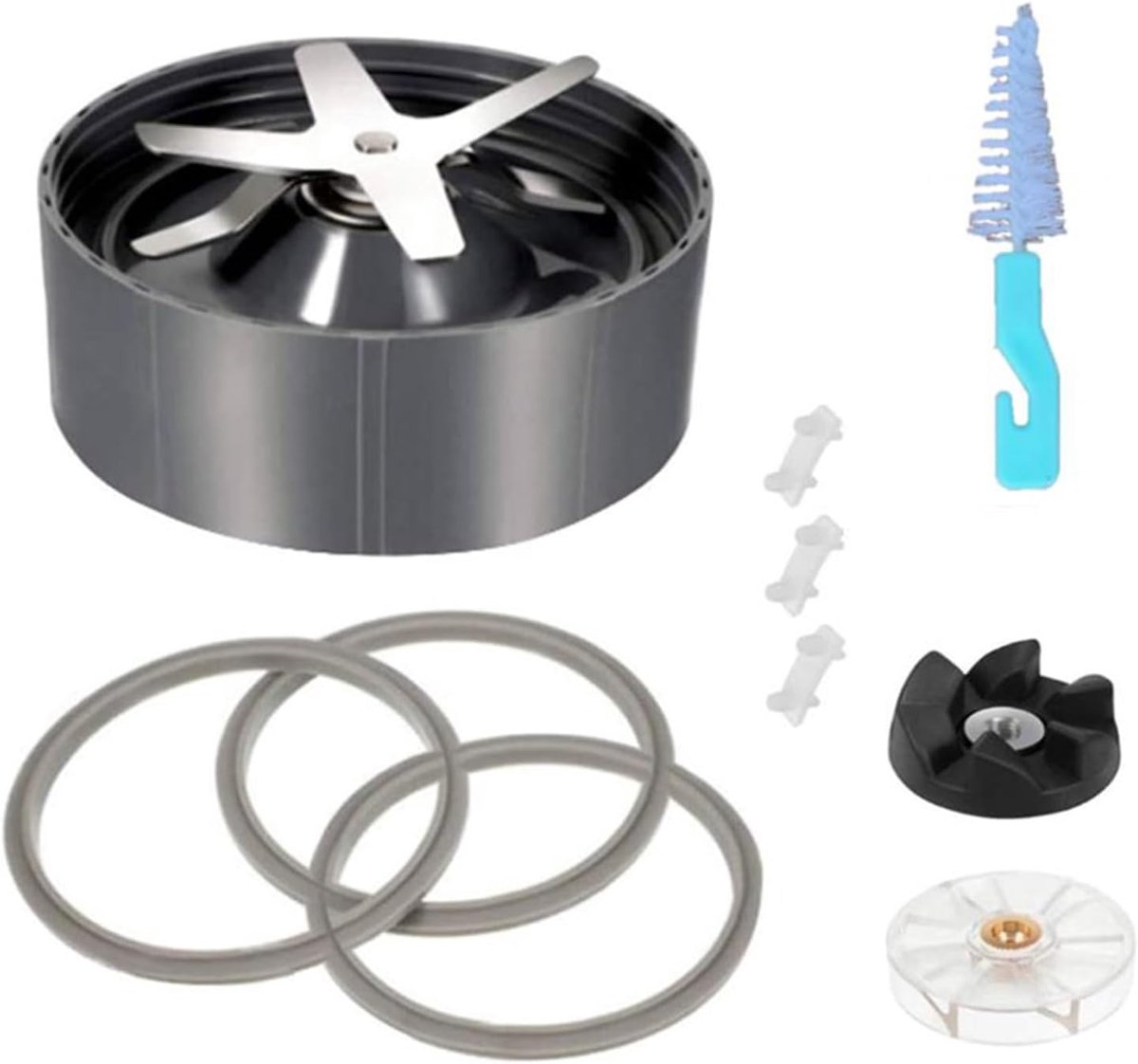 Blender Onderdelen Set - Reservemesjes Pakking - Sap Maken Reparatie - Voor 600W 900W - Diameter 10cm - Multicolor