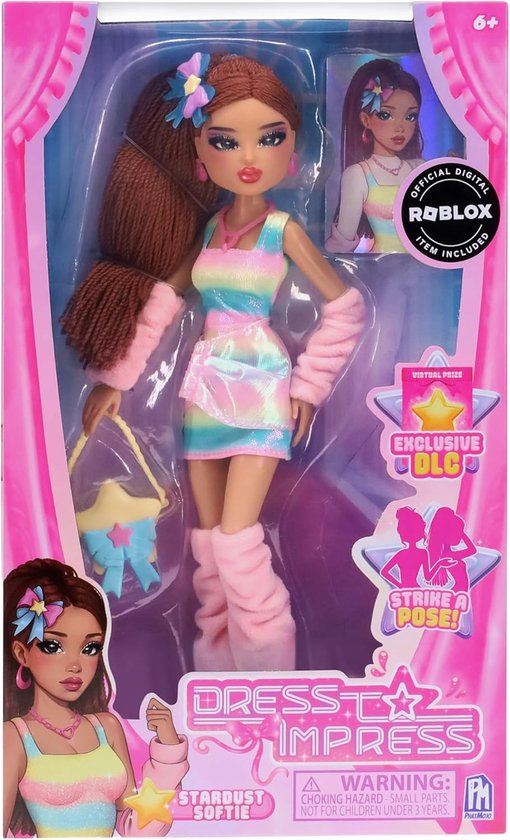 Modepop - Stijlvolle pop - Kinderen spelen - Articulatiepunten - 33.7 centimeter - Roze — afbeelding 5