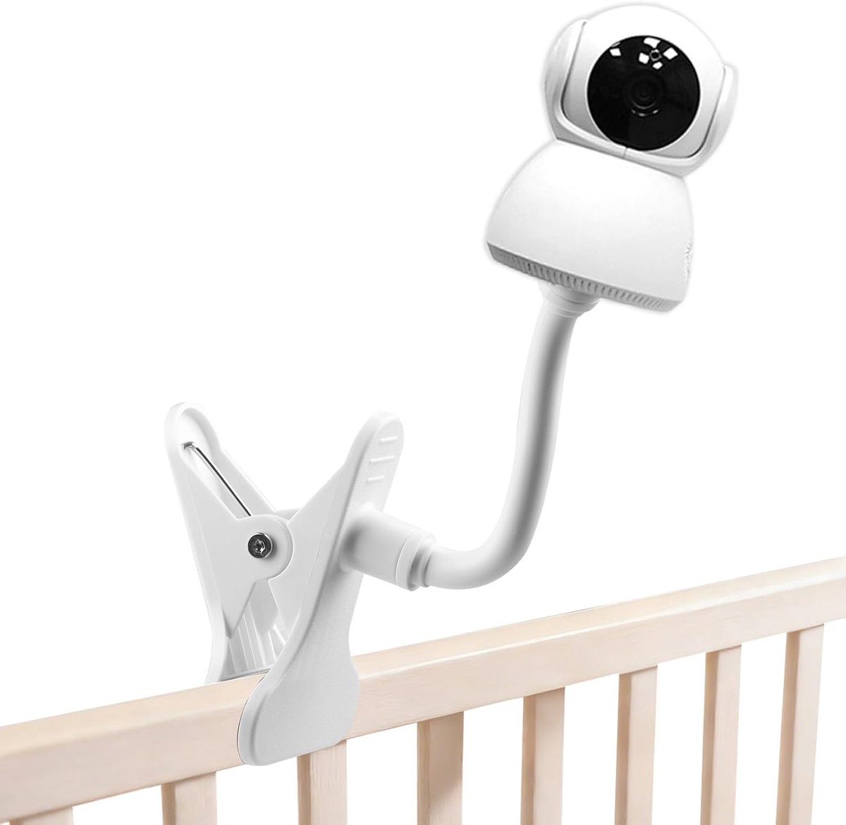 Universele Camera Houder - Flexibele Monitorbeugel - Babykamer Bewaking - Boorvrije Klembevestiging - 10x5x1 cm