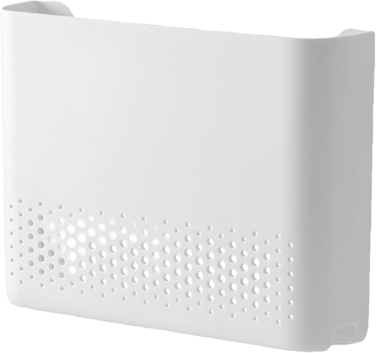 Router Kast - Wifi Box Hider - Netjes Opbergen - Met Ventilatie - 30x22x6 cm - Wit