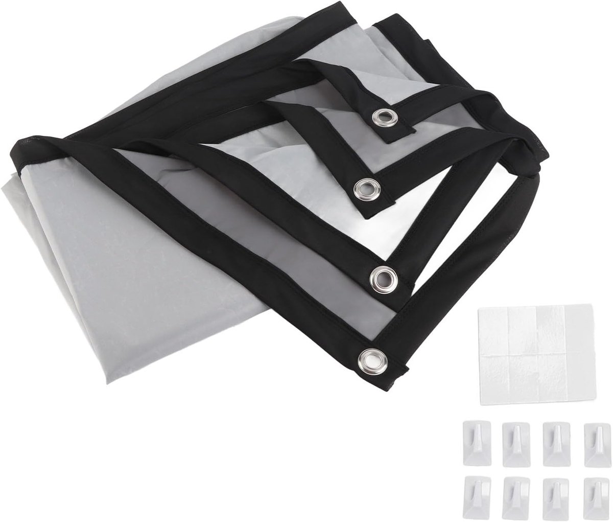 Opvouwbaar Projectorscherm - Draagbaar Scherm - Thuisbioscoop Buiten - Anti-licht PVC Materiaal - 72 Inch - Wit