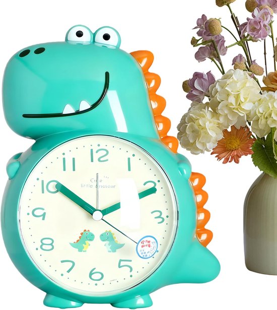 Kinderwekker Dier - Slaapkamerklok Tafelklok - Wakker Worden Leren - Met Zingende Luidspreker - 19.5x15.2x11.5cm — afbeelding 5