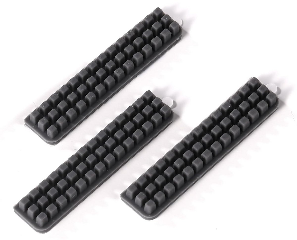 3 Stuks Siliconen Mondstuk Borstels voor 3D Printer Reiniging - Universele Nauwkeurige Poetsborstels