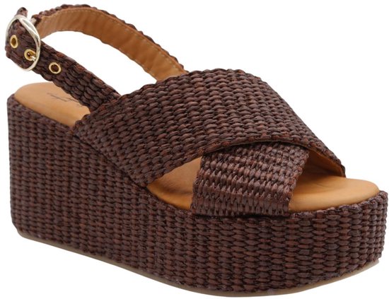 E Mia - Schoenen - Donkerbruin - Vrouwen - Maat 40 -