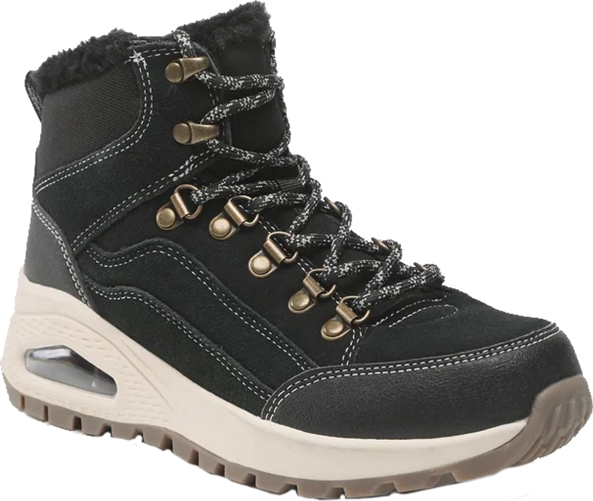 Skechers winter enkellaarsjes dames zwart maat 38,5 EU