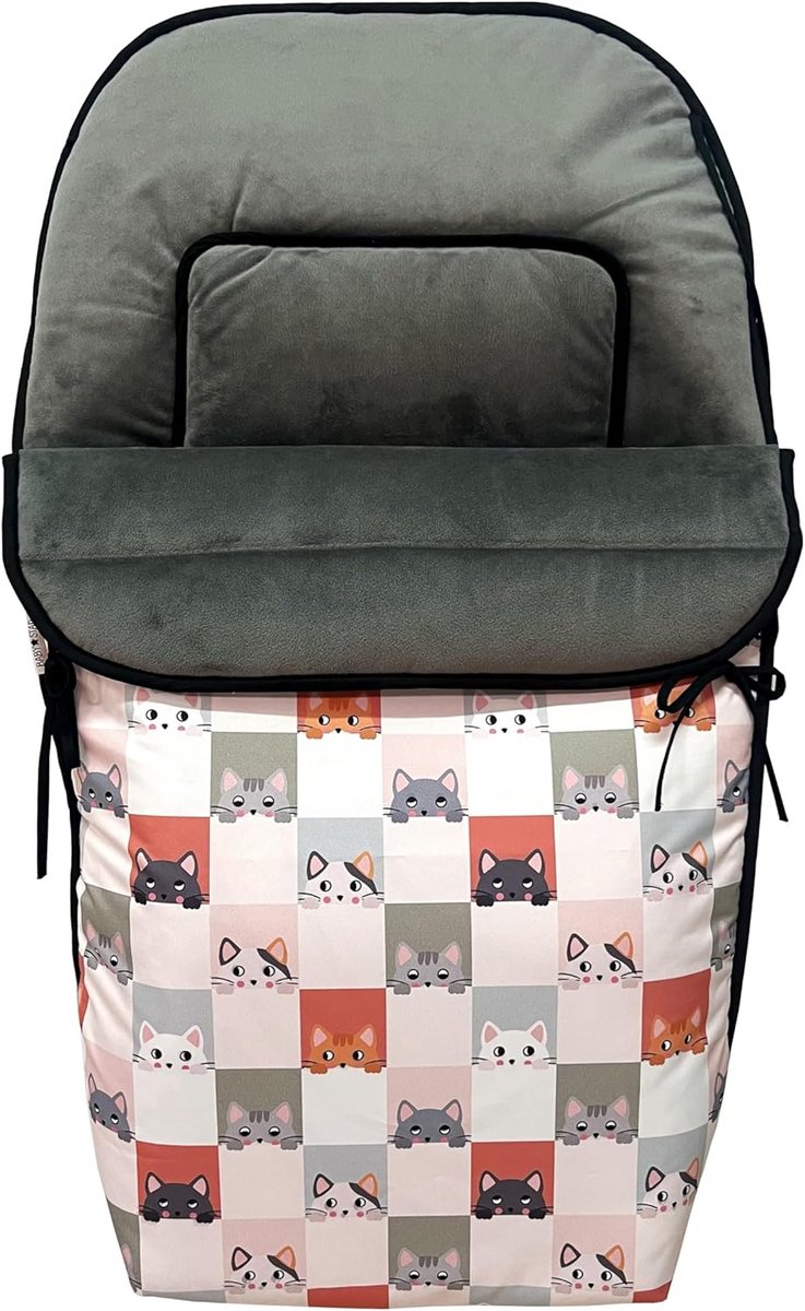 Universele Winter Voetenzak voor Kinderwagen - Waterdicht en Extra Warm Fleece