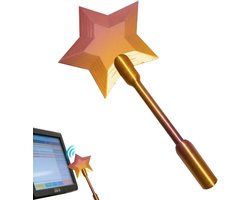 Magische Toverstaf Creditcardhouder - Stervormige Betaalstaf voor Contactloos Betalen - Unieke Betaalervaring & Cadeau - Goud