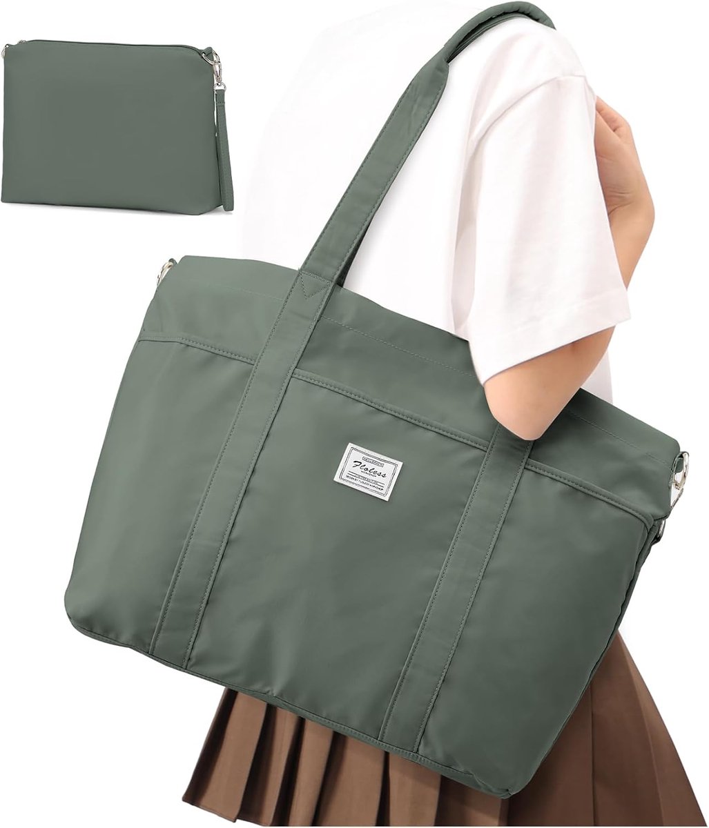 Grote Reistote Tas voor Dames met Laptopvakken en Clutch