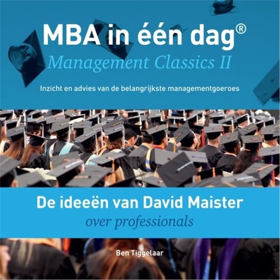 De ideeën van David Maister over professionals - cover