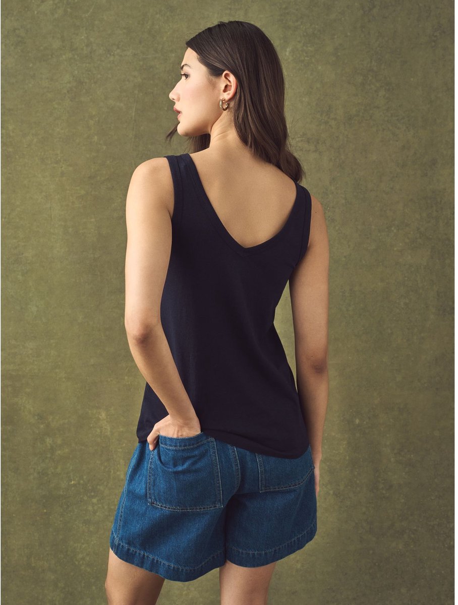 Next - Dames - Ruimvallend modal hemdje - Blauw