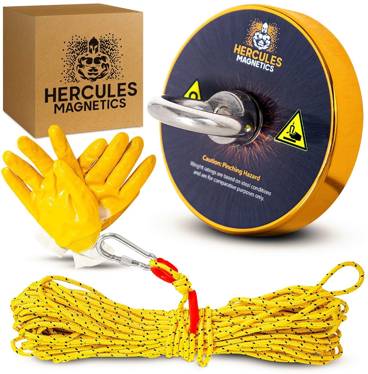 Sterke Vis Magneet Set met 30 Meter Touw - 408 kg Trekkracht