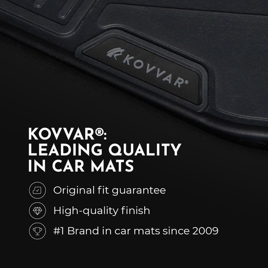 Tapis de voiture en caoutchouc sur mesure pour Cupra Born - Année de construction: 2021 - présent - Ajustement d'origine - 4 pièces