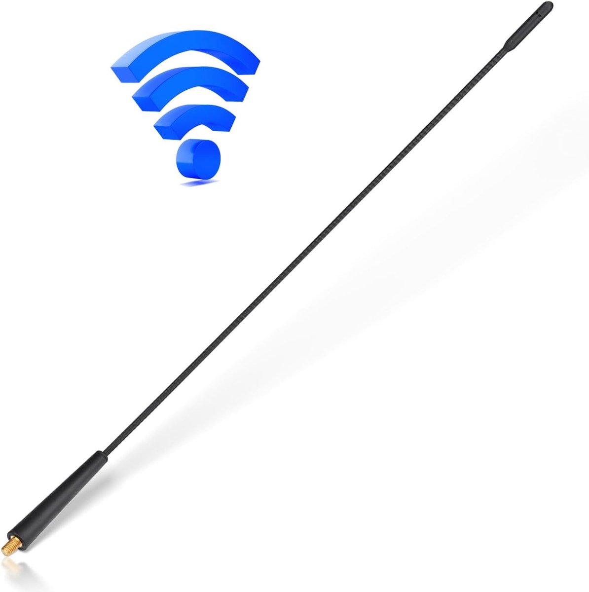 Universele FM AM Auto Dakantenne 41 cm - Universele Radio Antenne met Signaalversterking