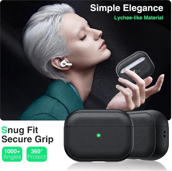 Hoesje compatibel met AirPods Pro 3 2025, TPU-hoesje, ultradun Case Cover, schokbestendig, krasbestendig - wit van hoesje — afbeelding 4