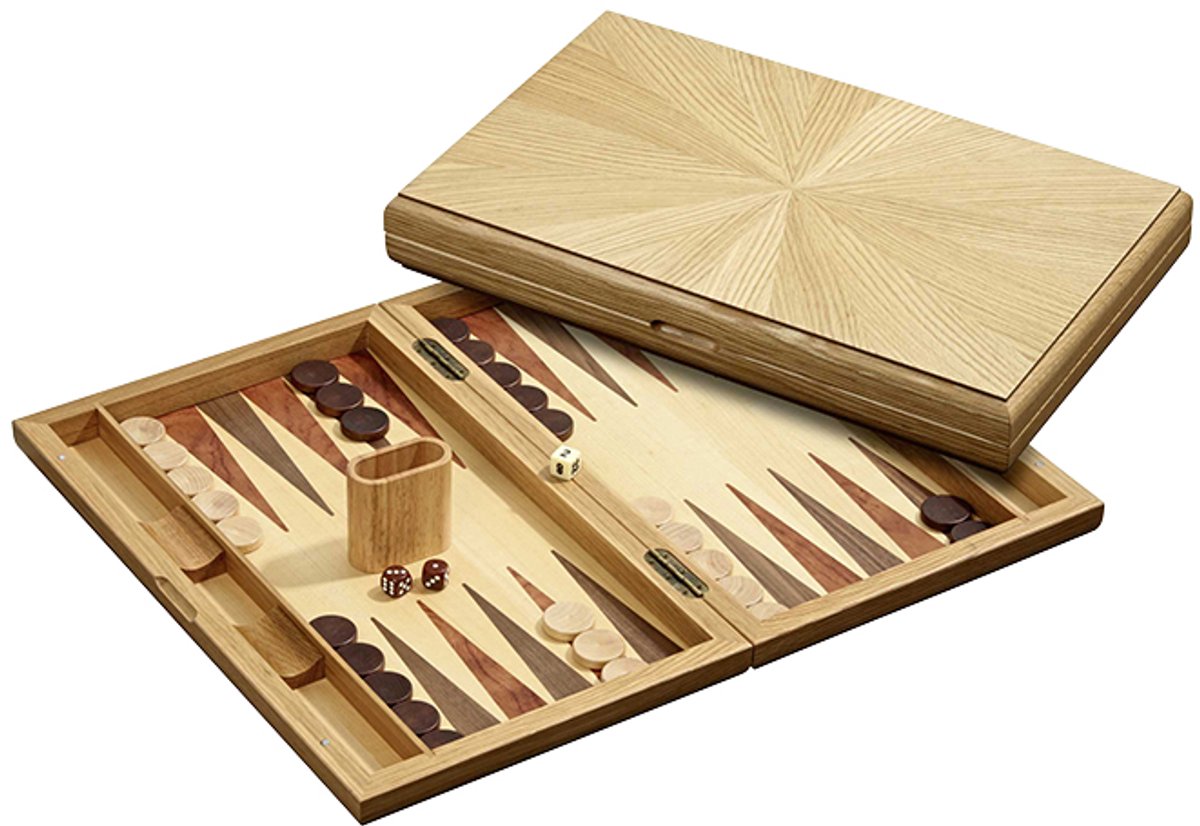 Philos Backgammon Milos groot magnetisch 49x30cm