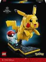 LEGO Pokémon Pikachu et Pokéball Kit de construction pour adultes et décoration intérieure - 72152