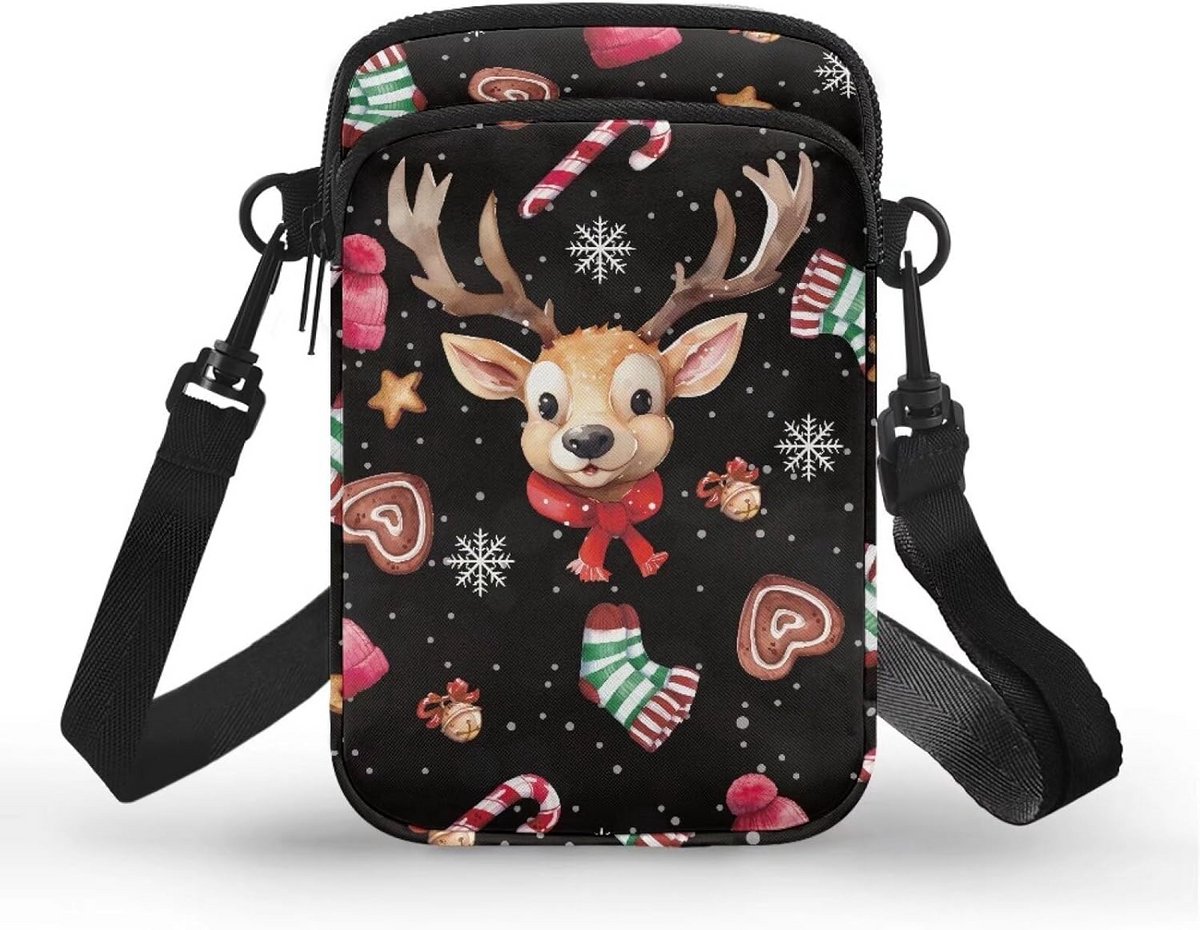 Crossbody Tas Schoudertas met Dierenprint voor Dames en Heren - Lichtgewicht Sling Bag voor Reizen