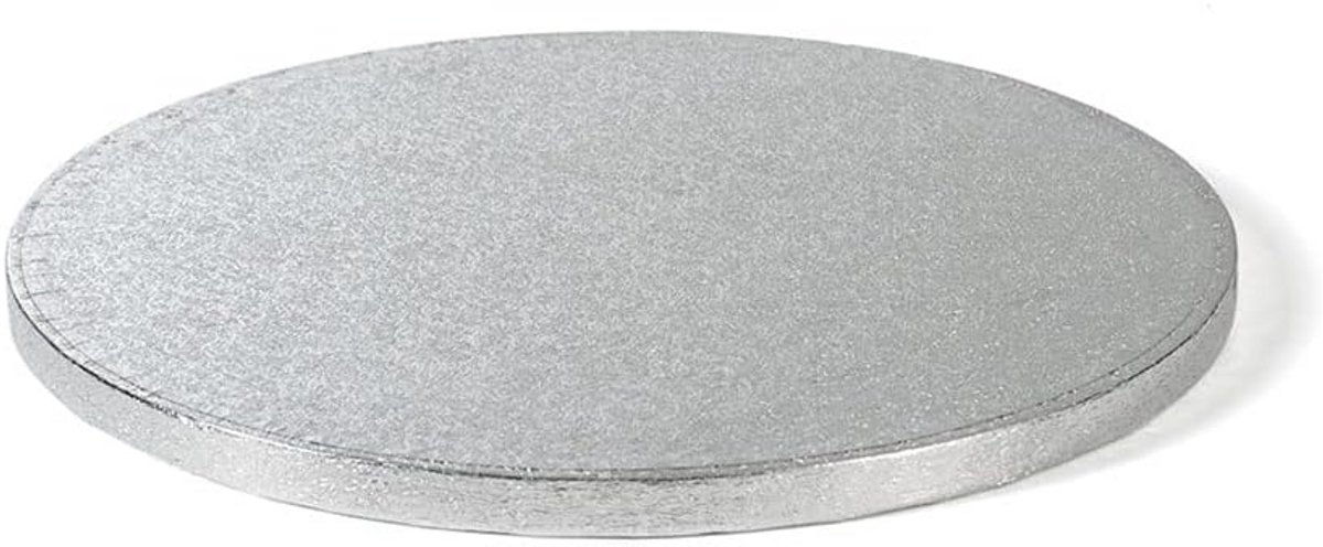 Ronde Taartplateau van Karton met Aluminium Coating 50 cm
