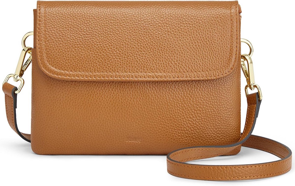 Trendy Dames Crossbody Tas van Echt Leer - Kleine Schoudertas