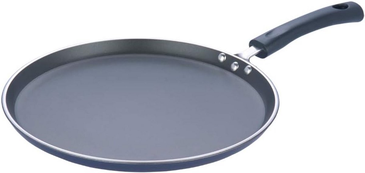 Non-Stick Platte Koekenpan voor Pannenkoeken en Dosa - 28 cm