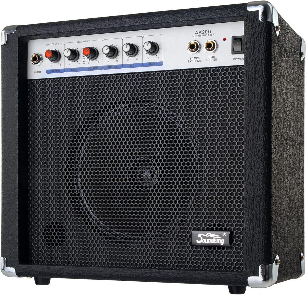60 Watt Gitaarversterker Combo met 2 Kanalen en 3-Band Equalizer