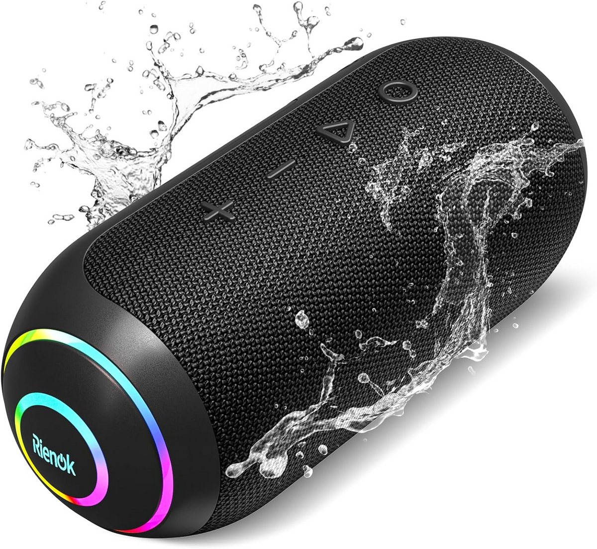 Draagbare Bluetooth Speaker 40W - IPX7 Waterdicht - Draadloze Stereo met LED Verlichting