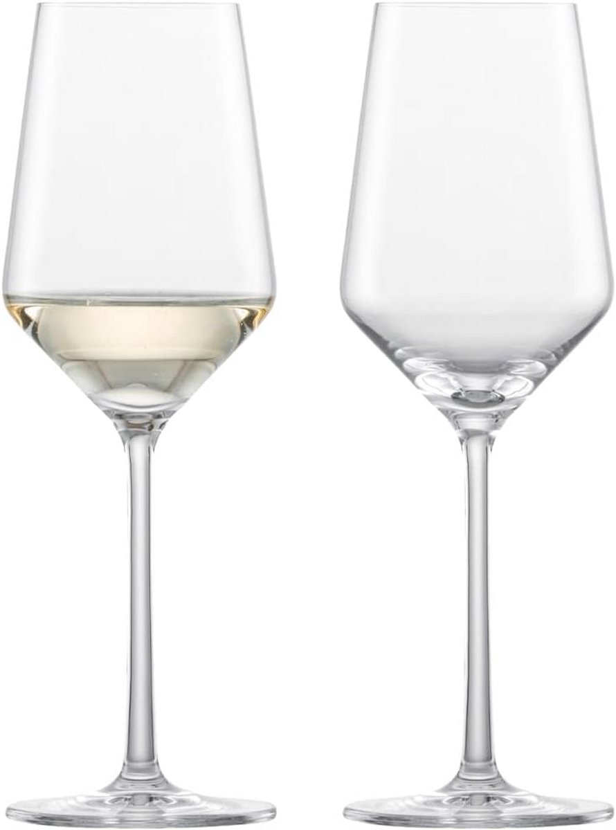 Set van 2 Kristallen Wijnglazen voor Witte Wijn, Onbreekbaar Tritan-Protect Glas