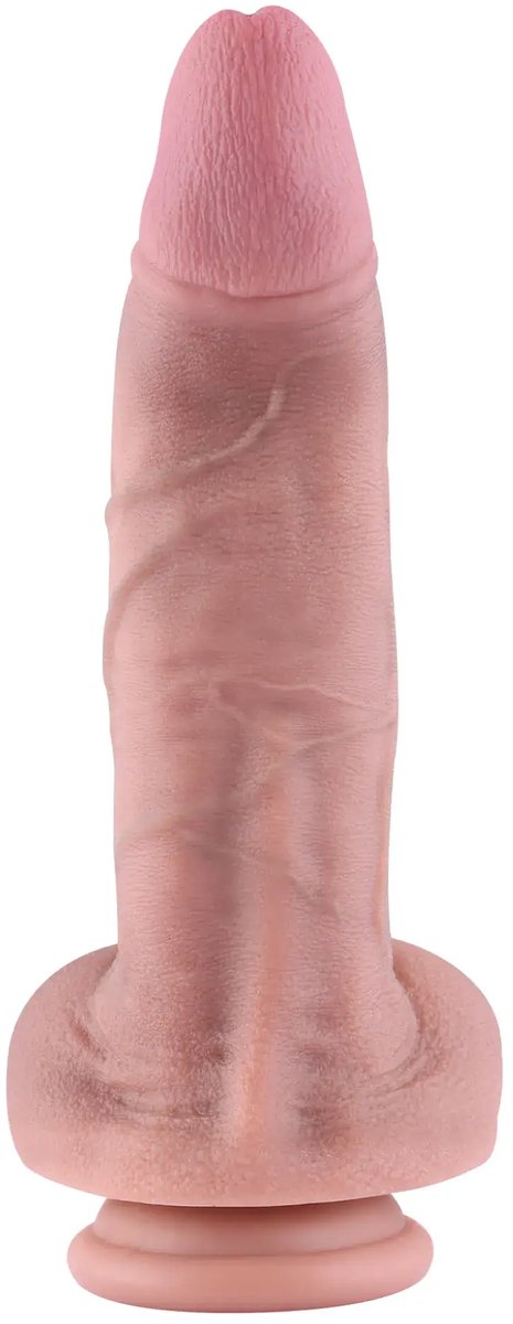 Dildo XL 29 cm KlicLok met Aderdetail